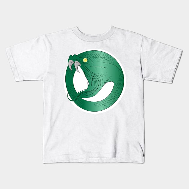 Riverdale Serpent Blossom Kids T-Shirt by ijoshthereforeiam